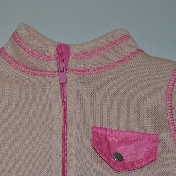Eddie Bauer One Piece Pink Winter Baby Romper Size 6-9 M - Picture 5 of 8